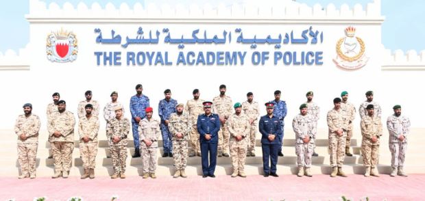 <p>The Royal Academy of Police (RAP) received a number of participants from the 37th Advanced Infantry Course for Officers of the Bahrain Defence Force, as part of efforts to enhance co-ordination between military and security entities. </p><p>The delegation was received by the Admissions and Registration director Brigadier Khalid Ismail Khalifa, who underscored the importance of exchanging technical and training expertise to support development and modernisation and enhance the efficiency of national cadres. </p><p>The visit included presentations and an introductory film highlighting the academy’s missions and its role in preparing and qualifying security personnel, as well as a review of its strategic plan.</p>